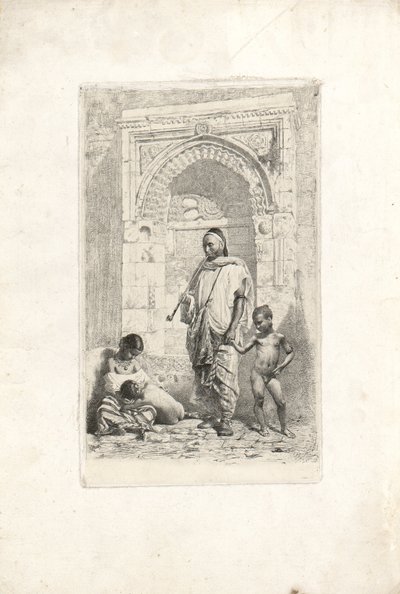 Moroccan Family by Marià Fortuny